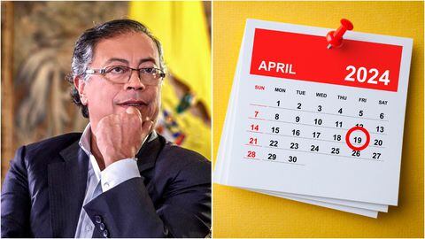 Presidente Gustavo Petro decretará el 19 de abril como día cívico.