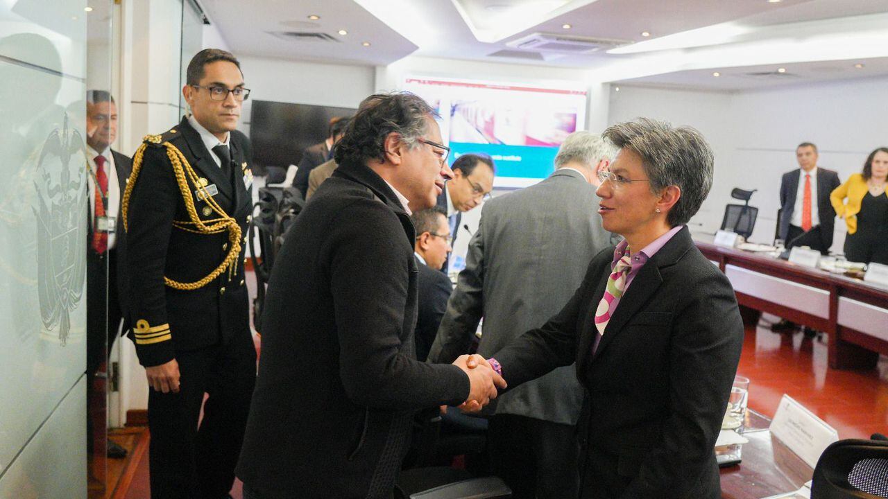Presidente Gustavo Petro sostuvo un encuentro de alto nivel con la alcaldesa de Bogotá Claudia López