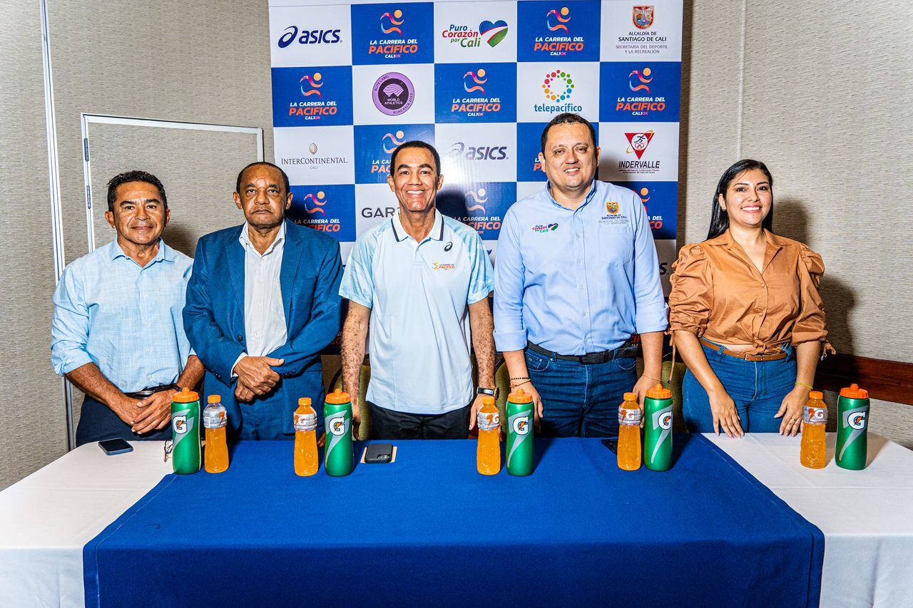 El lanzamiento de la Carrera del Pacífico Cali 10k 2023, fue guiada por el Director del evento, el Secretario del Deporte distrital, el viceprecidente de Federación Colombiana de Atletismo y la secretaria adminsitrativa de la Liga vallecaucana de Atletismo.