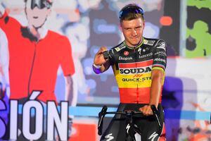 Remco Evenepoel en la presentación de los equipos de la Vuelta a España 2023