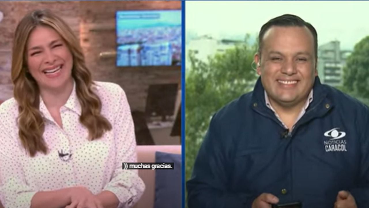Ana Milena Gutiérrez 'metió la pata' en plena transmisión en vivo en el noticiero de la mañana.