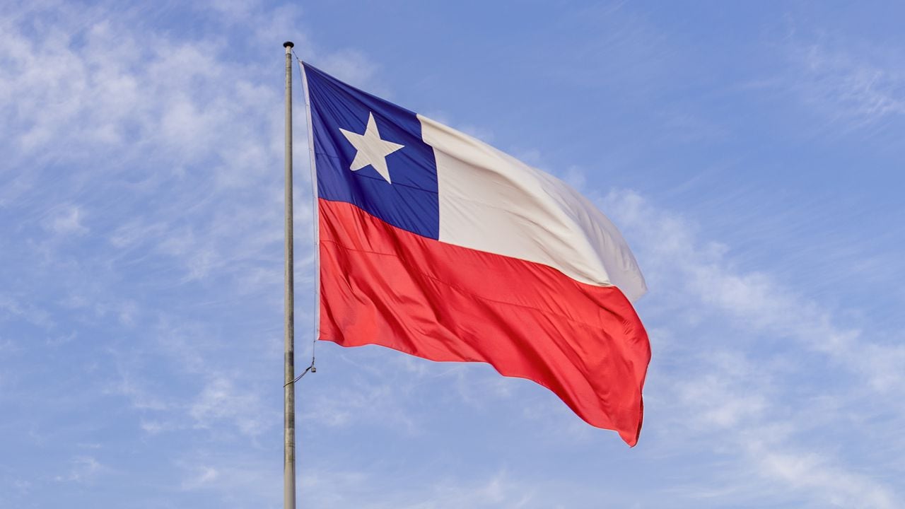 bandera de Chile el país