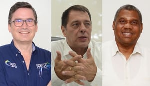 Los candidatos a la Gobernación del Valle del Cauca, Óscar Gamboa y Santiago de Castro, le hicieron un llamado a Tulio Gómez.