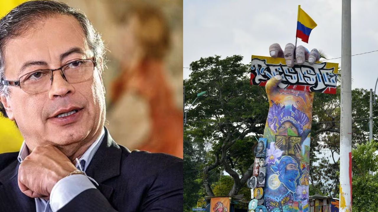 Gustavo Petro pidió a MinCultura que declare a Puerto Resistencia monumento nacional