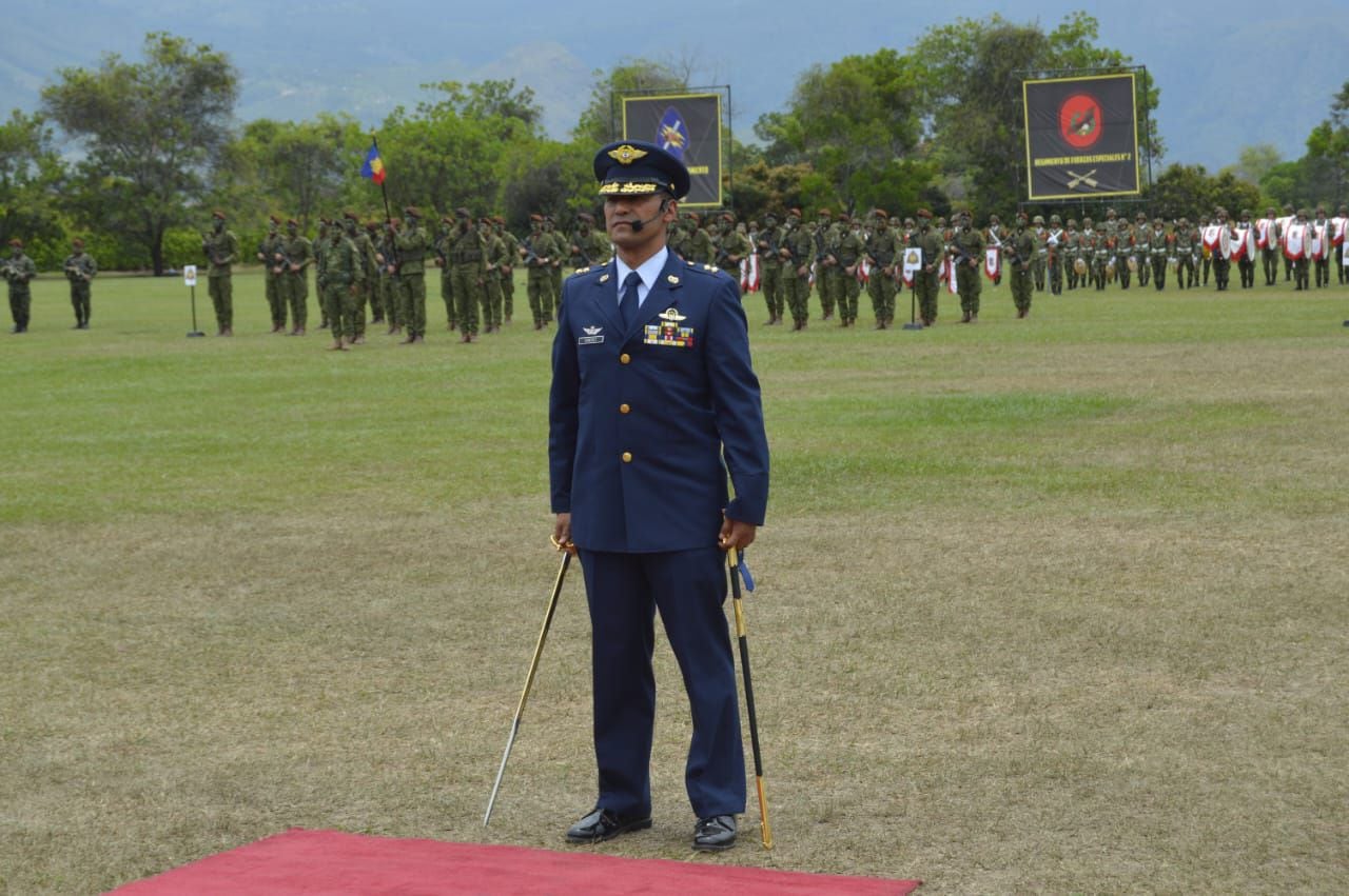 El brigadier general de la Fuerza Aérea, Pedro Arnulfo Sánchez Suárez, asumió como nuevo comandante de Operaciones Especiales de las FF.MM.