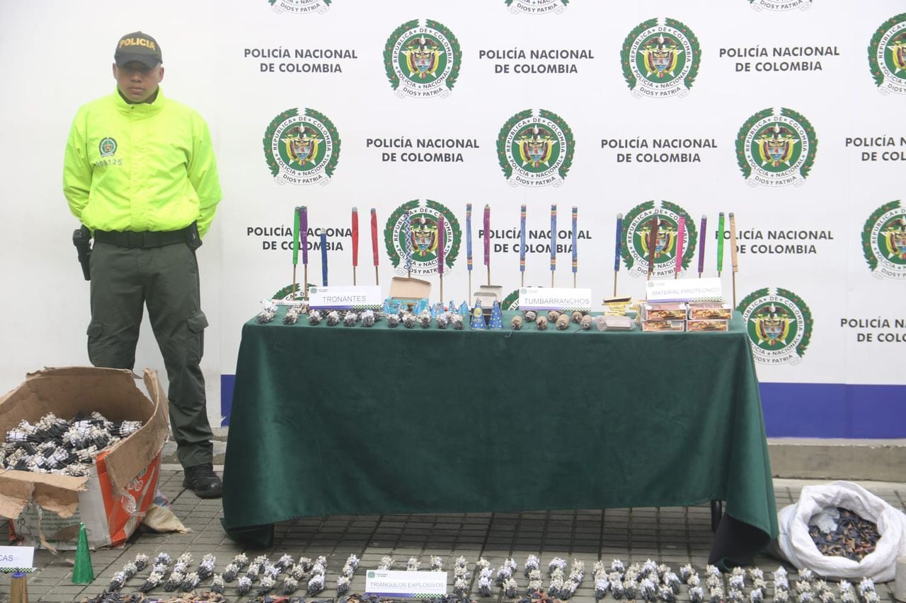 La pólvora incautada tiene un costo aproximado a los cinco millones de pesos en el mercado ilegal.