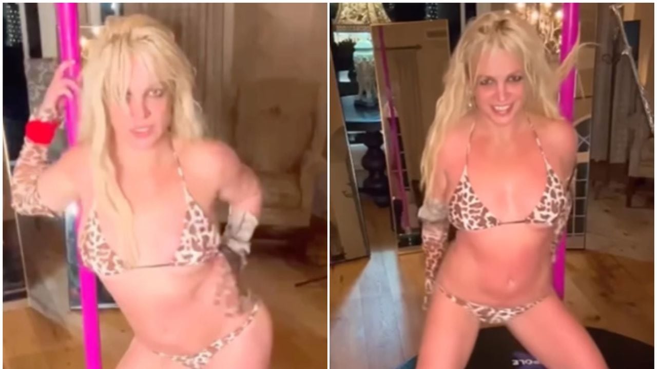 Britney Spears calienta las redes sociales con este sensual video bailando ‘pole dance’