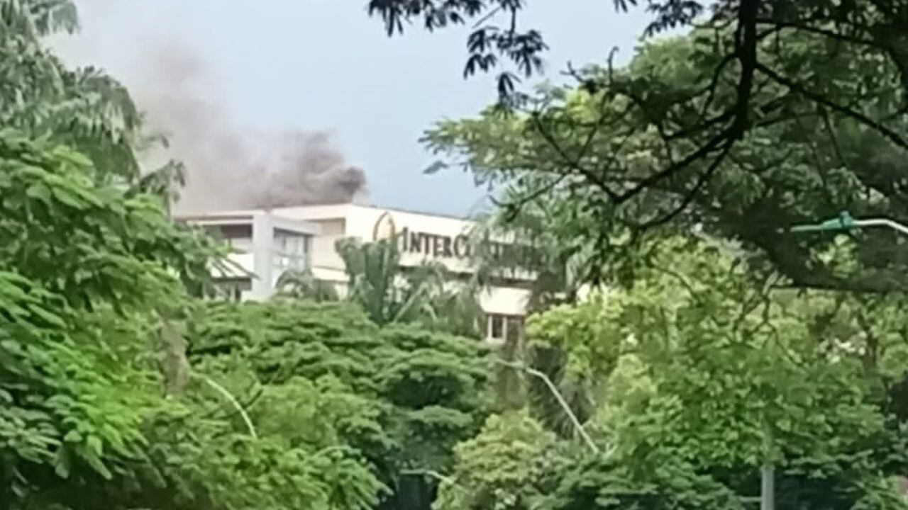Incendio en el Hotel Intercontinental