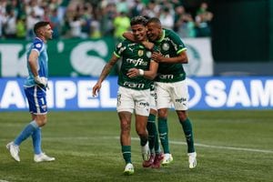 Richard Ríos, volante colombiano, marcó gol a servicio del Palmeiras