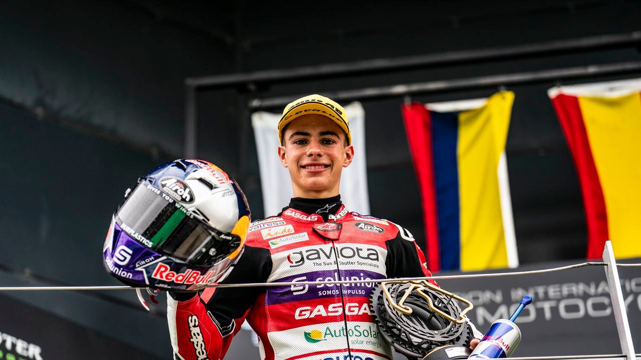 David Alonso Gómez hace historia: primer colombiano que gana un Gran Premio de motociclismo