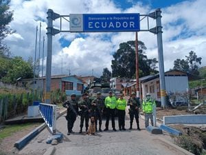 Colombia militariza la frontera con Ecuador ante posible llegada de criminales desde el vecino país.