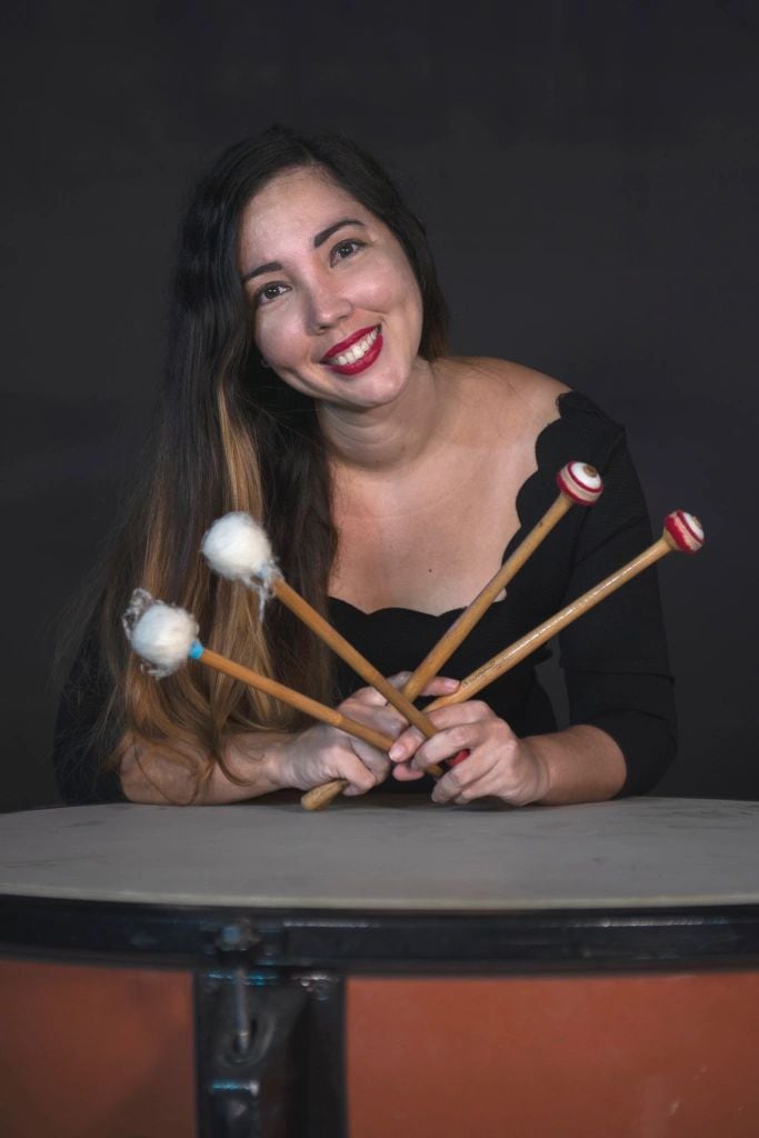Janet Rodriguez Pino es percusionista y musicologa, estará presente en el Festival Ajazzgo 2023 en Cali.