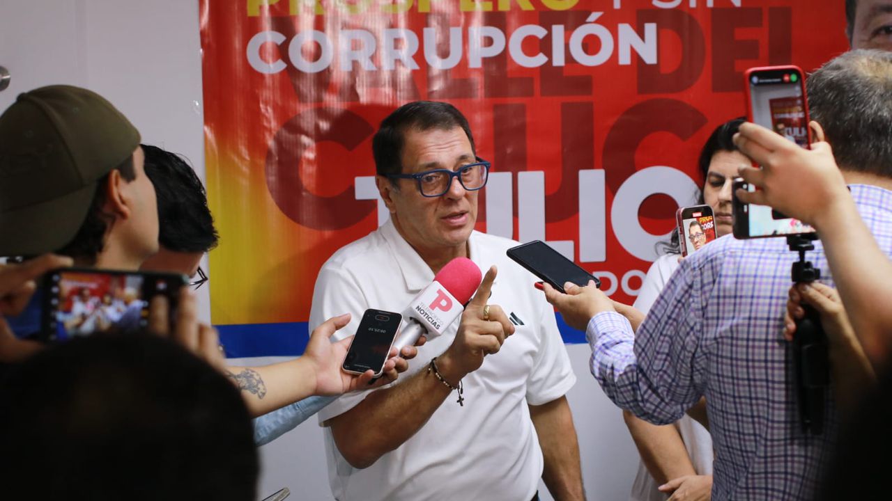 El candidato hizo su rueda de prensa el sábado 2 de septiembre solicitando investigación sobre la actual gobernadora del Valle.