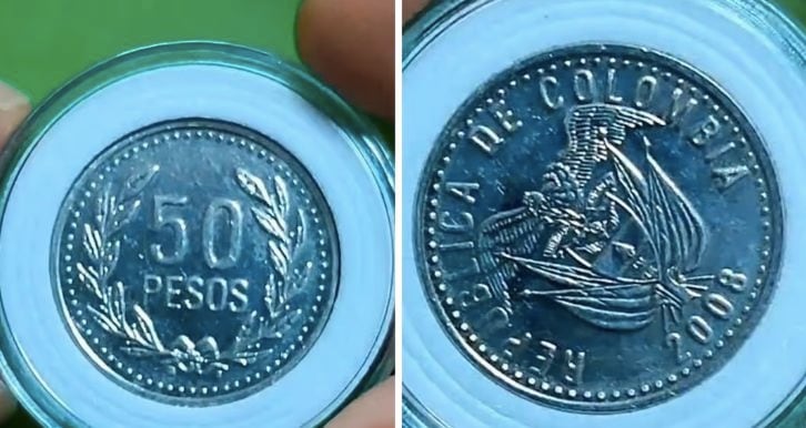 moneda de 50