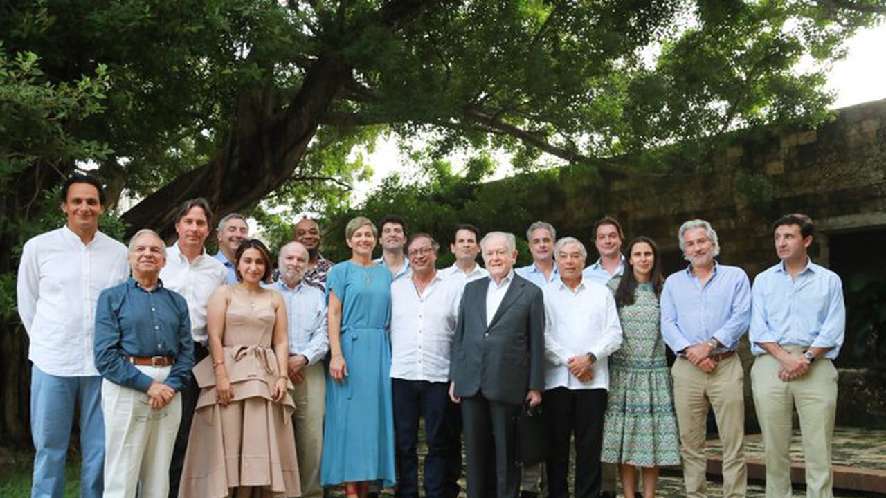 Reunión del presidente Gustavo Petro con los empresarios.