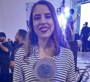 La caleña Susana Serrano ganó el primer lugar de Mejor Obra Inédita en la versión número 30 del Festival de Pasillo en el municipio de Aguadas, Caldas.