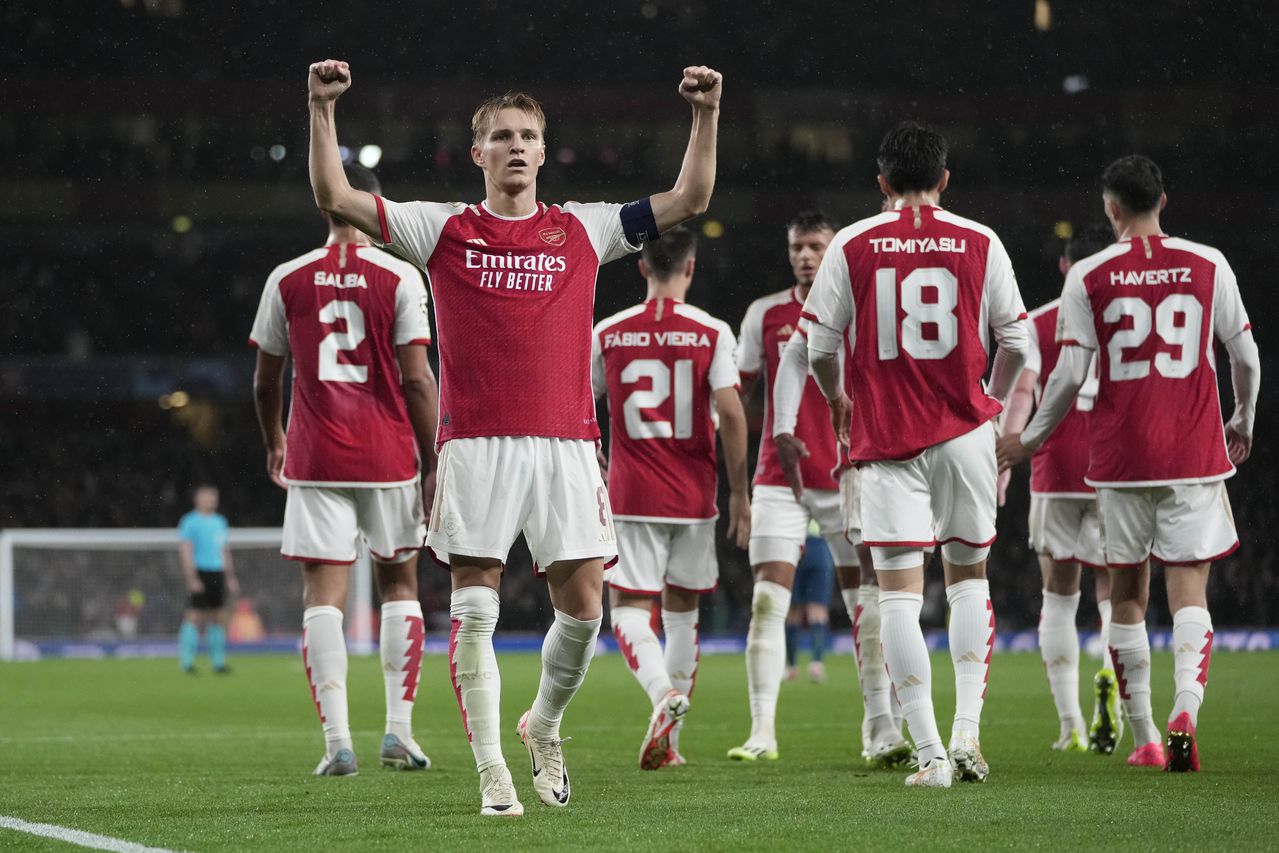 Imagen del triunfo de Arsenal sobre PSV por la primera jornada de la Champions League 2023-2024