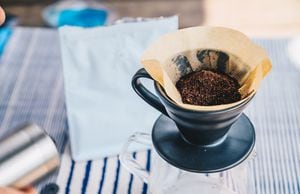 Ground coffee is result of roasting & grinding fresh coffee beans, and needs to be brewed.