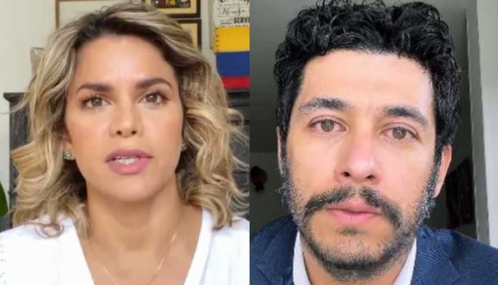 Adriana Lucía y Santiago Alarcón se refirieron a la ola de violencia que azota actualmente a Colombia