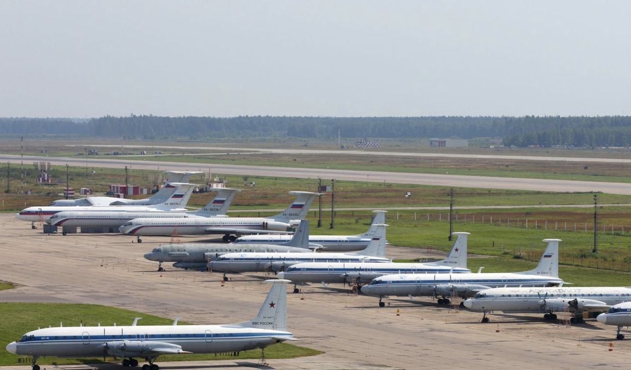 Así luce la flota de aviones Ilyushin Il-22 usada por el ejército de Rusia