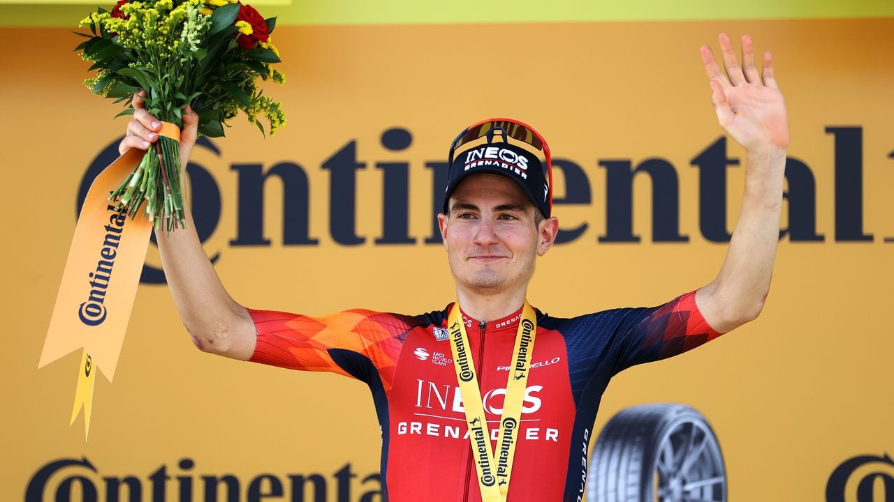 Carlos Rodríguez, ganador de la etapa 14 del Tour de Francia