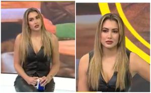 Nanis Ochoa renunció en vivo a ‘Lo sé Todo’ cuando le mostraron foto besándose con otro hombre que no es su esposo.