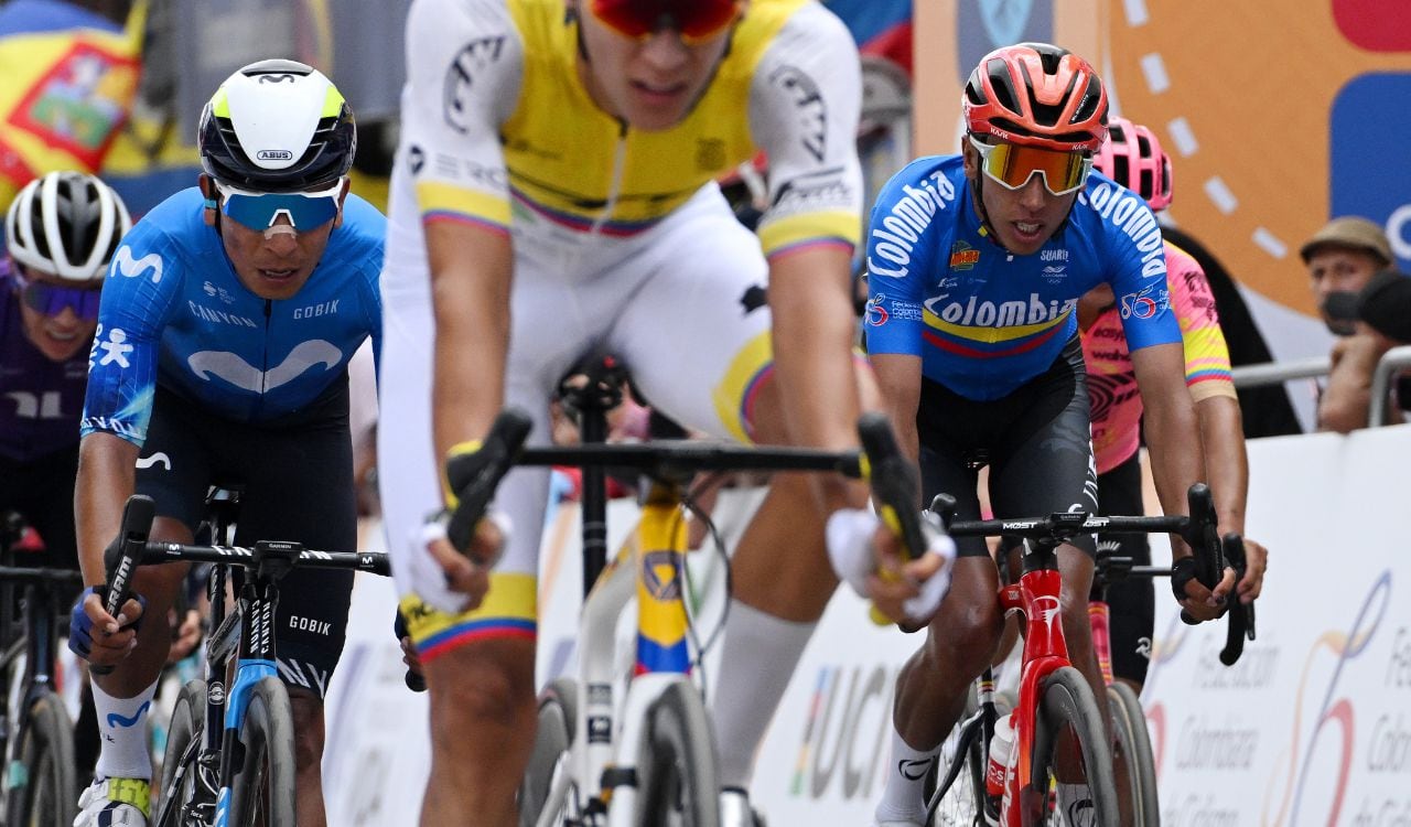 Nairo Quintana y Egan Bernal en el Tour Colombia 2024