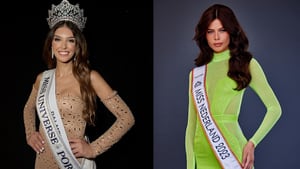 Marina Machete y Rikkie Kollé son las dos reinas trans de esta edición de Miss Universo. Fotos: Instagram @marinamachetereis
 - @rikkievaleriekolle.