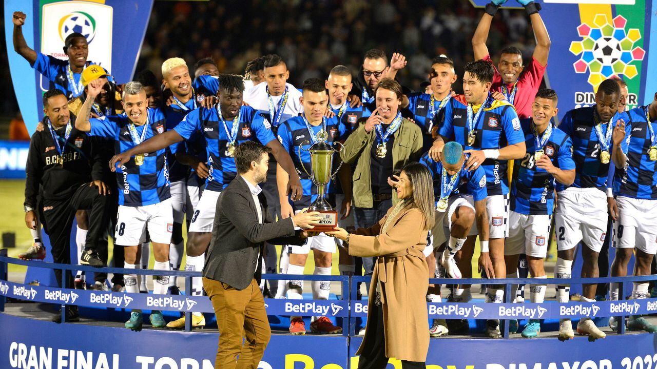 Boyacá Chicó ganó el Torneo Betplay y es el primer ascendido a primera división para el 2023. Foto: Dimayor.