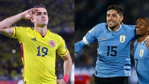 La Selección Colombia es tercera en la eliminatoria, Uruguay es cuarta.