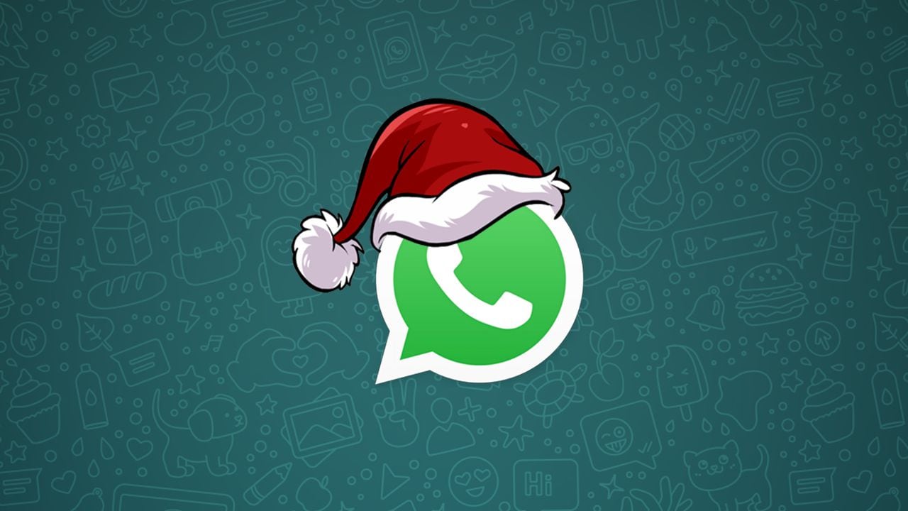 Una app permite agregarle el gorro de Navidad al logo de WhatsApp.