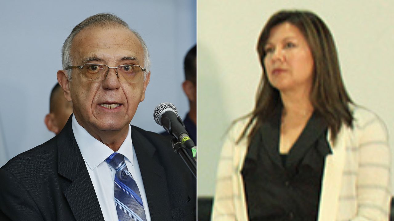 ministro Iván Velásquez y la exmagistrada luz Adriana Camargo