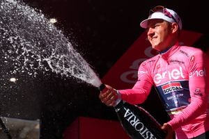 Remco Evenepoel, ciclista belga en el Giro de Italia.