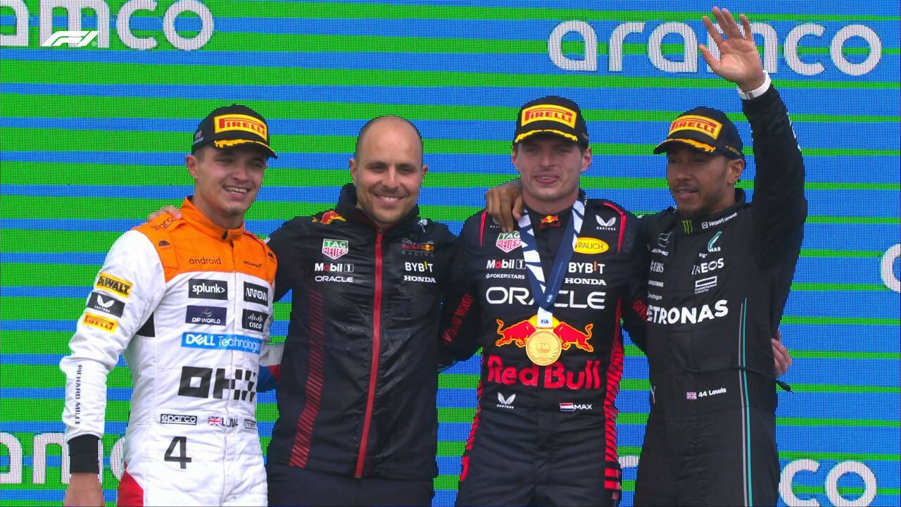 Max Verstappen ganó su sexta victoria consecutiva en el 2023. Lando Norris y Lewis Hamilton completaron el podio.