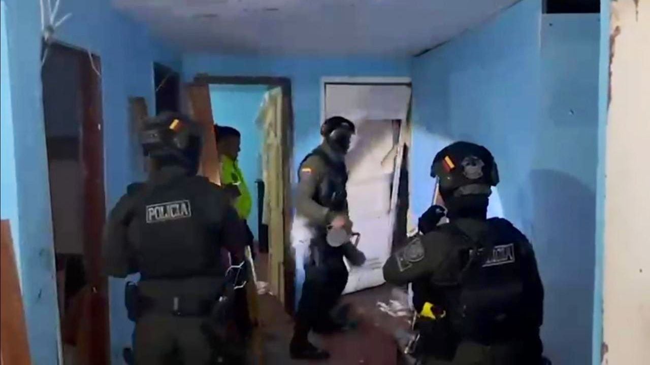 Trece integrantes de bandas criminales fueron capturados en Bogotá.