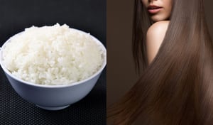 El agua de arroz puede ayudar a aminorar el frizz e hidratar el cabello.