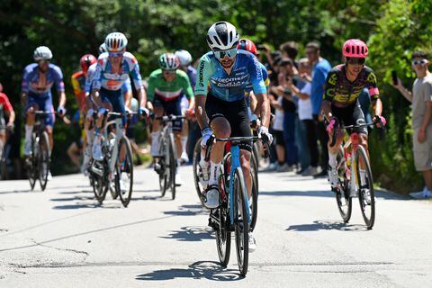 Valentin Paret, el ganador de la etapa 10 en el Giro de Italia.