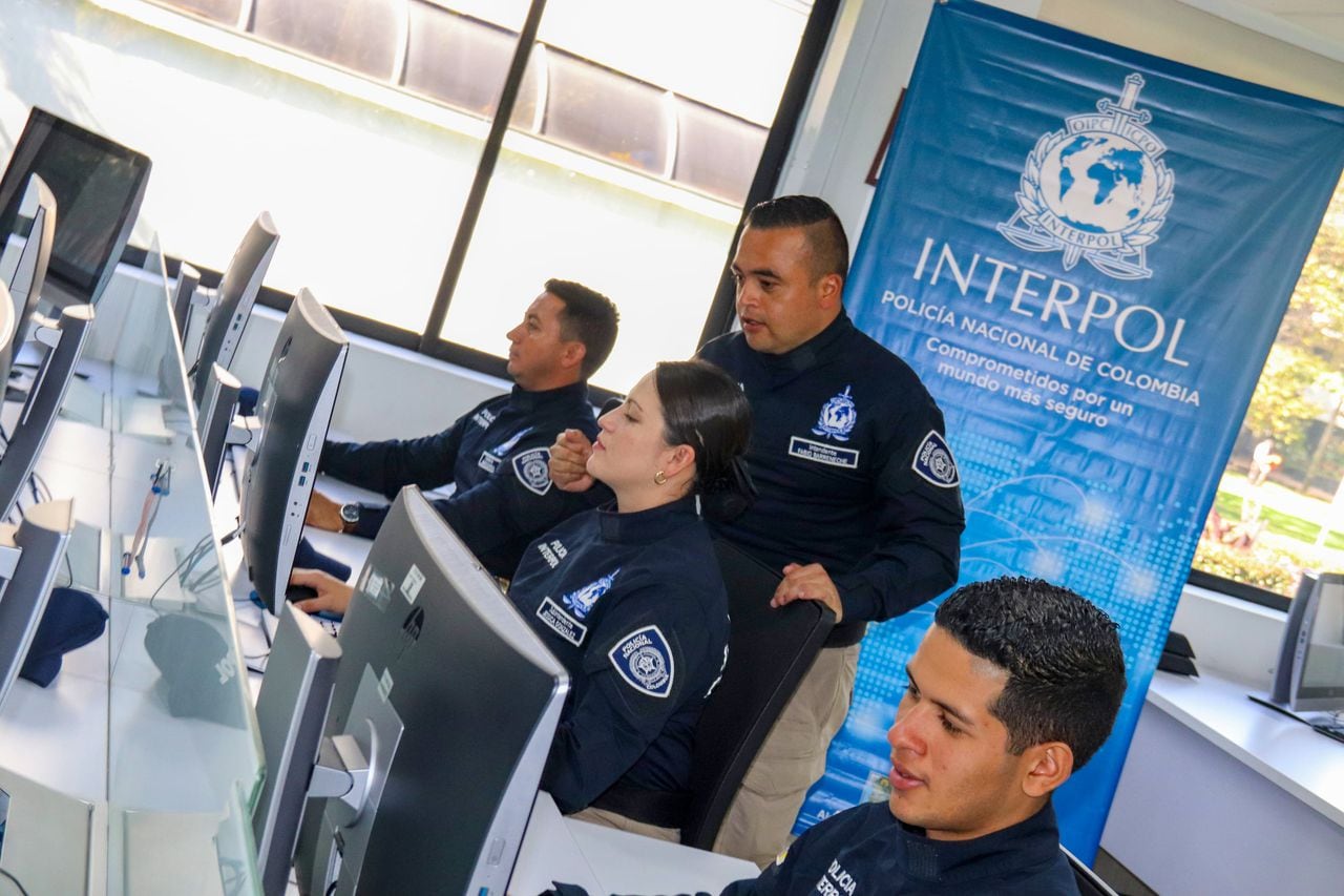 La Dirección de Investigación Criminal e Interpol Colombia realizan las capturas de los criminales extranjeros prófugos de la justicia con circular roja. Foto Especial para El País
