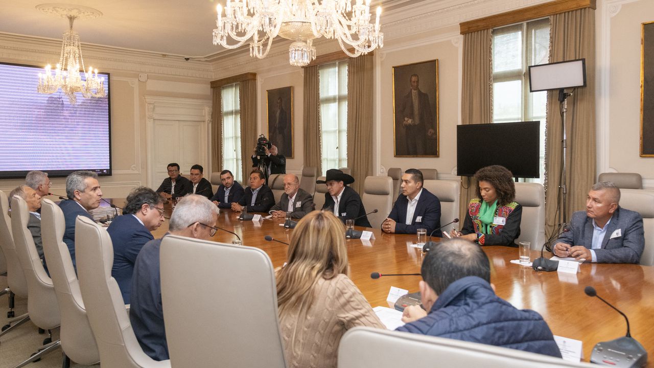 Reunión del presidente Gustavo Petro con gobernadores afines al Pacto Histórico en la Casa de Nariño. Tomada de Flickr Presidencia
