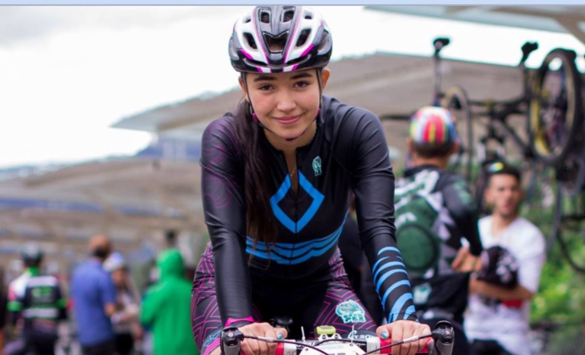 Ana María Bustamante, ciclista colombiana.