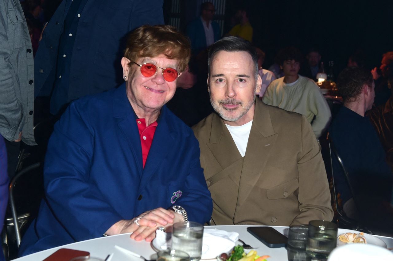 El cantante Elton John y su pareja David Furnish