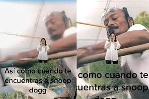 El Snoop Caleño ha llegado cobrar hasta 1.000 pesos por una foto, todo gracias a su parecido con el rapero estadounidense. (Foto tomado de redes sociales).