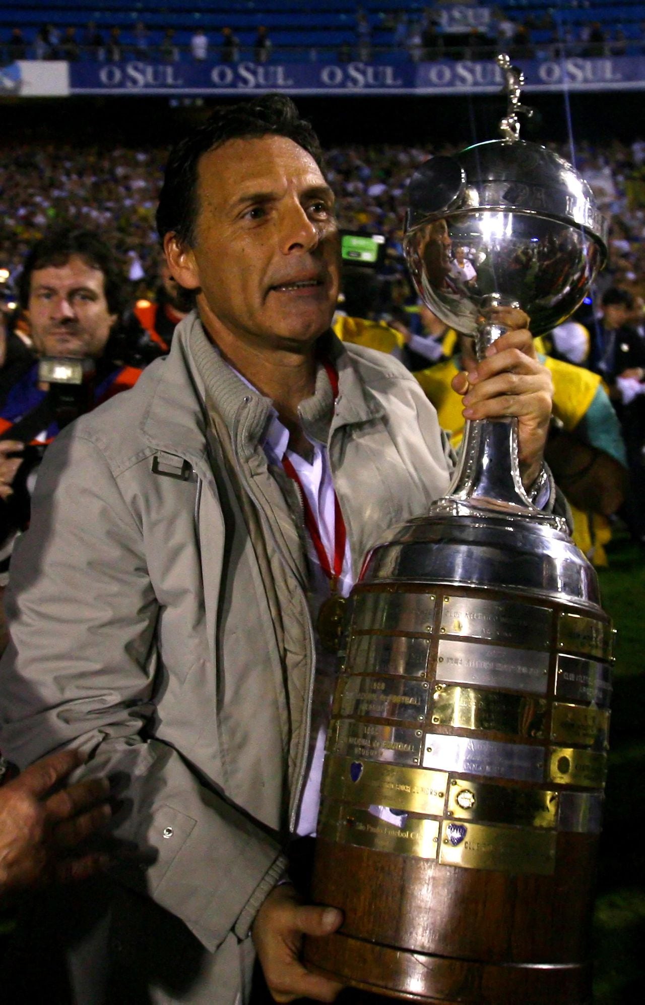 Russo, campeón de la Copa Libertadores con Boca Juniors (2007).