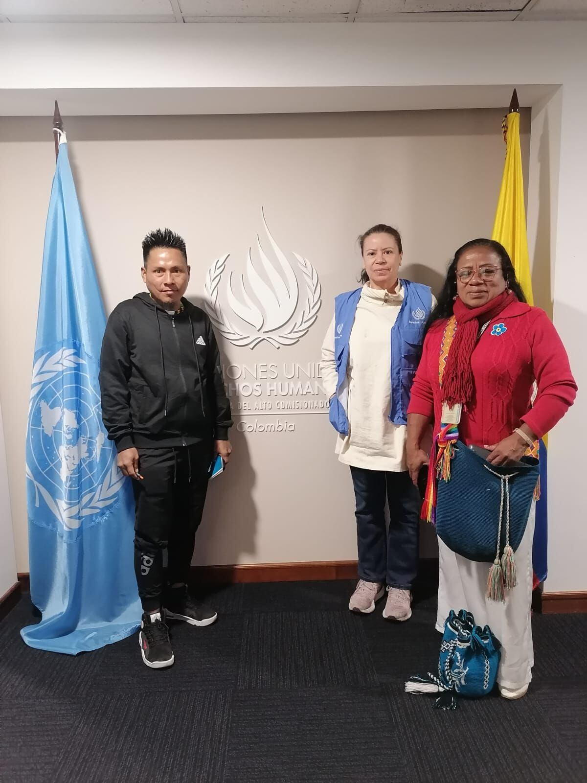 Las autoridades indígenas se reunieron con miembros de la ONU Derechos Humanos de Colombia.