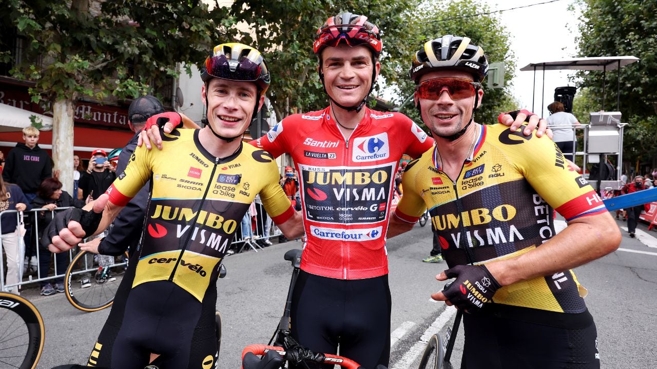 Jumbo se llevó los tres primeros lugares de la Vuelta a España 2023