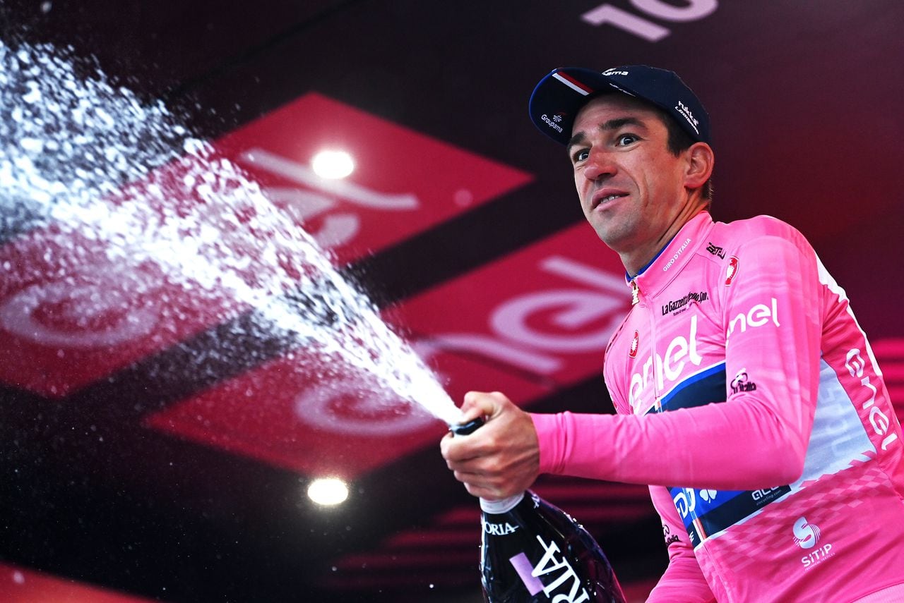Imagen de Bruno Armirail tras la etapa 14 del Giro de Italia 2023.