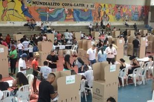 Cali: Elecciones regionales (Alcaldía, Gobernación. Concejo, Asamblea)  29 de octubre del 2023. Foto José L Guzmán. EL País.
