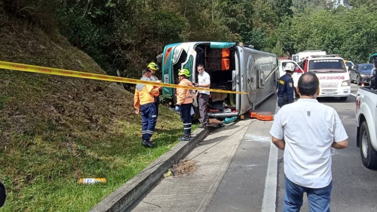 Accidente vía Bogotá - Villeta