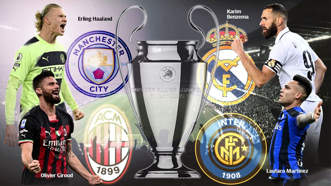Estos son los cuatro semifinalistas de la Champions League.