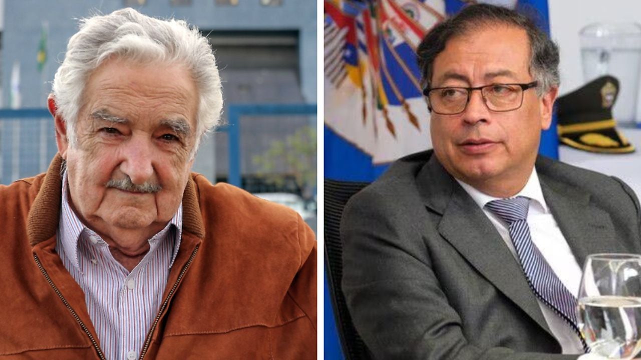 Gustavo Petro y José Pepe Mujica.